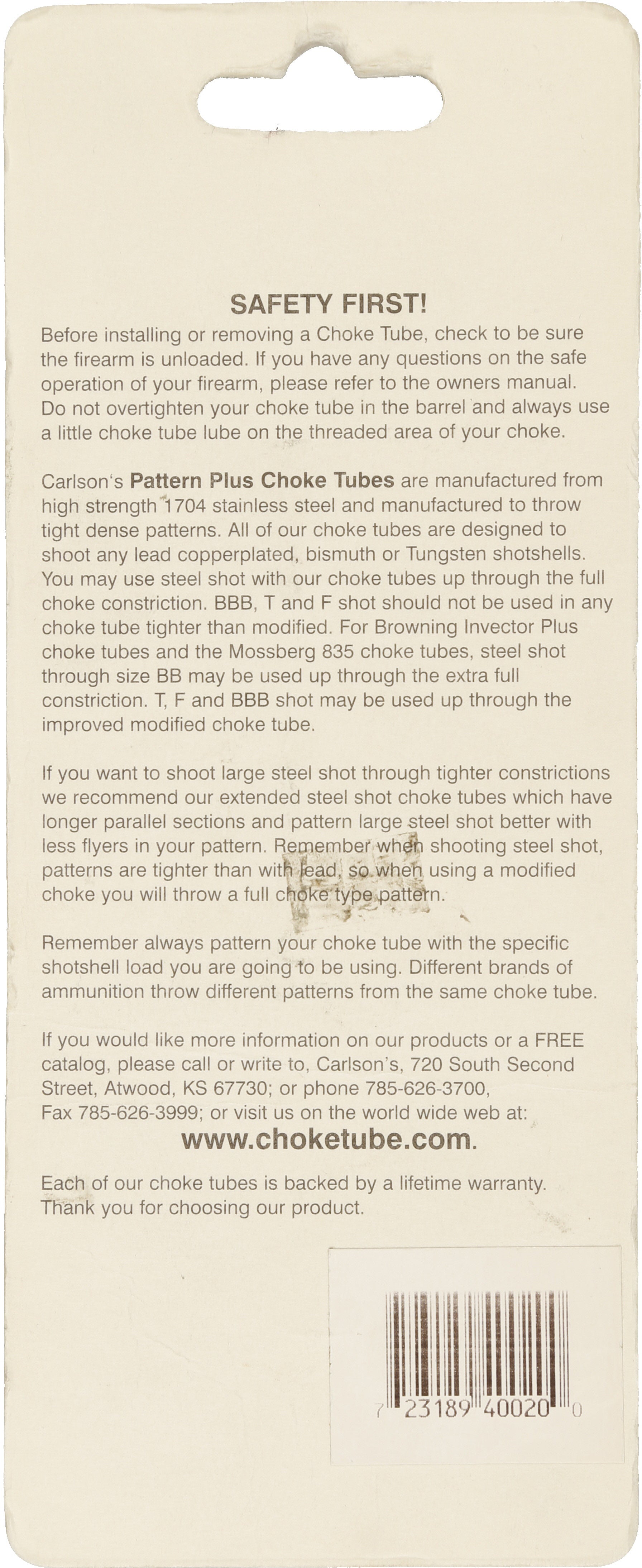 Remington Rifled Choke Tubes