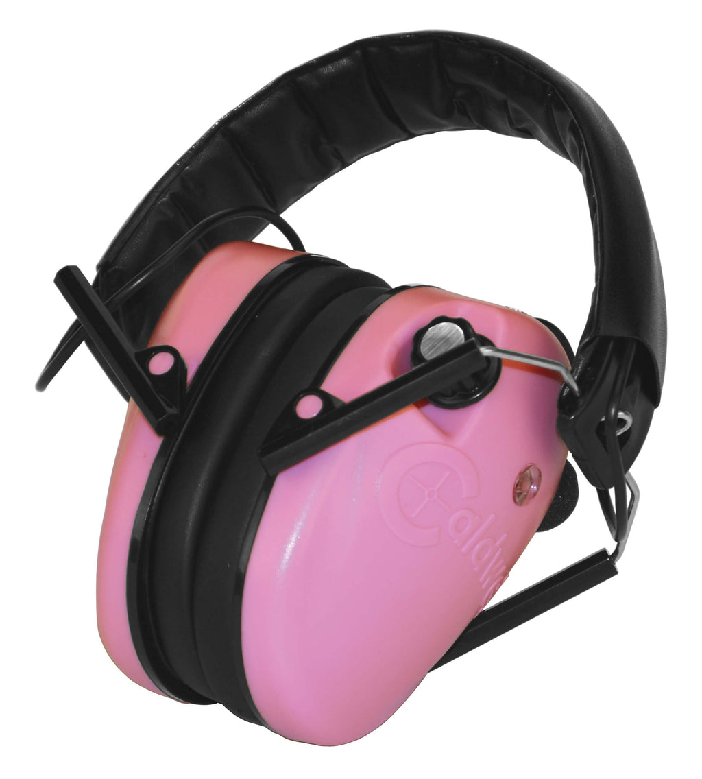 E-Max Pink Electronic Low-Profile Ear Protection 