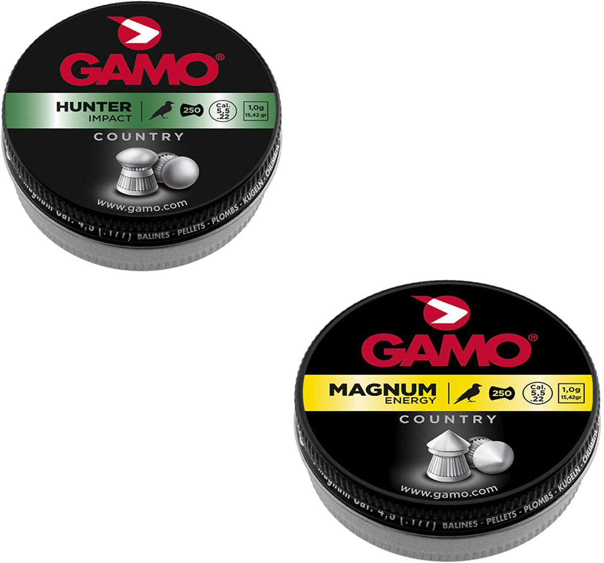 .22 cal Assorted Lead Pellets Combo Pack 