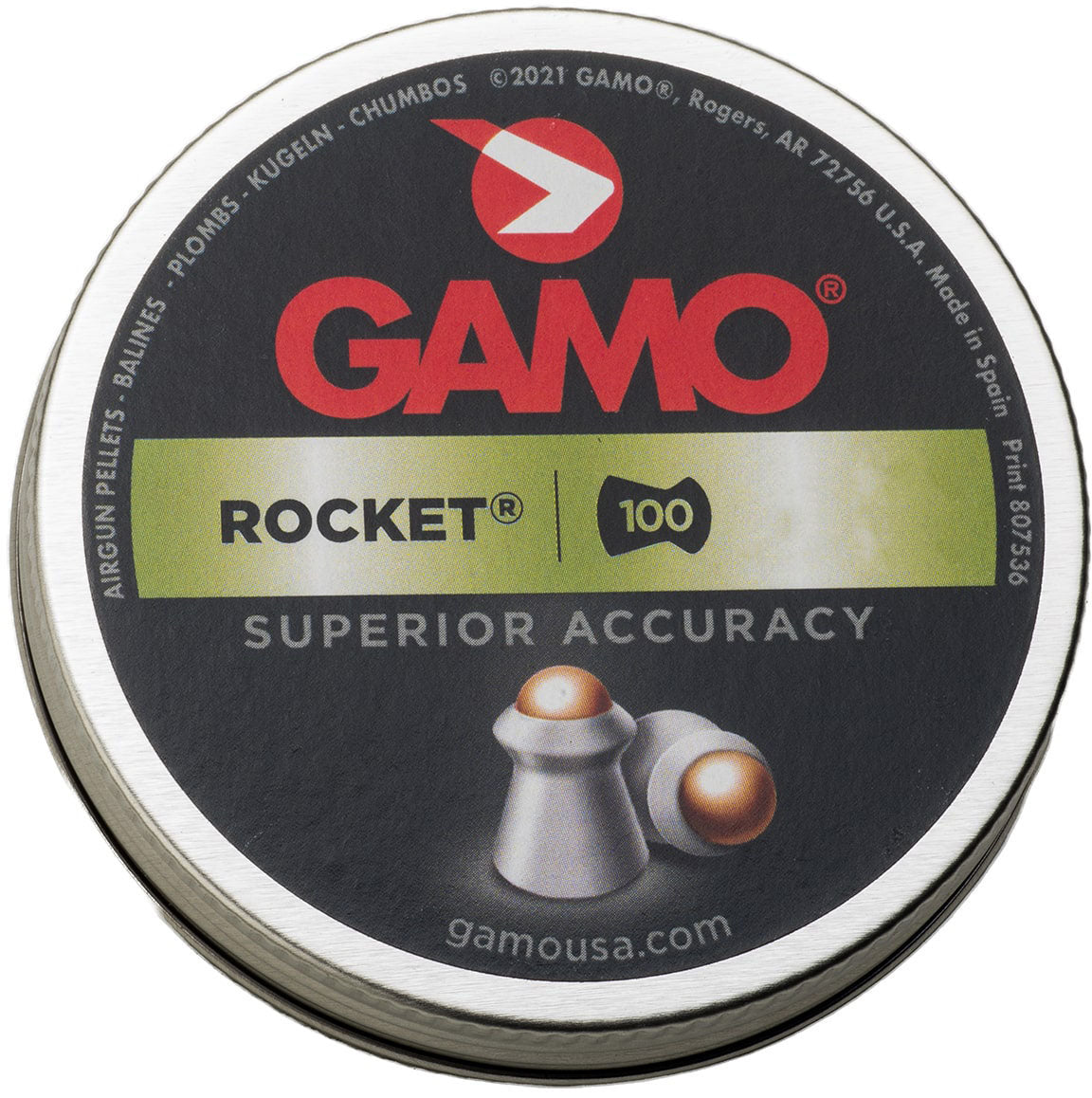 Rocket .22 cal Pellets - 14.5 gr - 100/Box