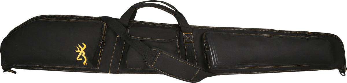 Black and Gold Shotgun Flexible Gun Case - 52 in.