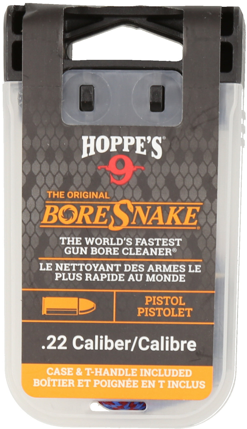 Boresnake Den Cleaner .22 Caliber, Pistol