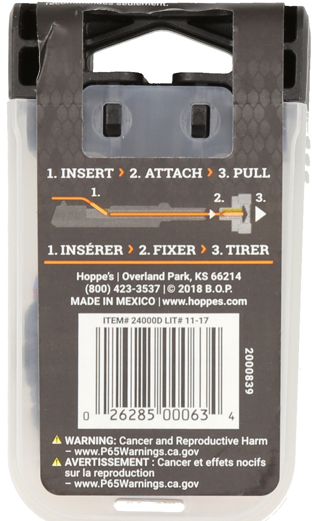 Boresnake Den Cleaner .22 Caliber, Pistol