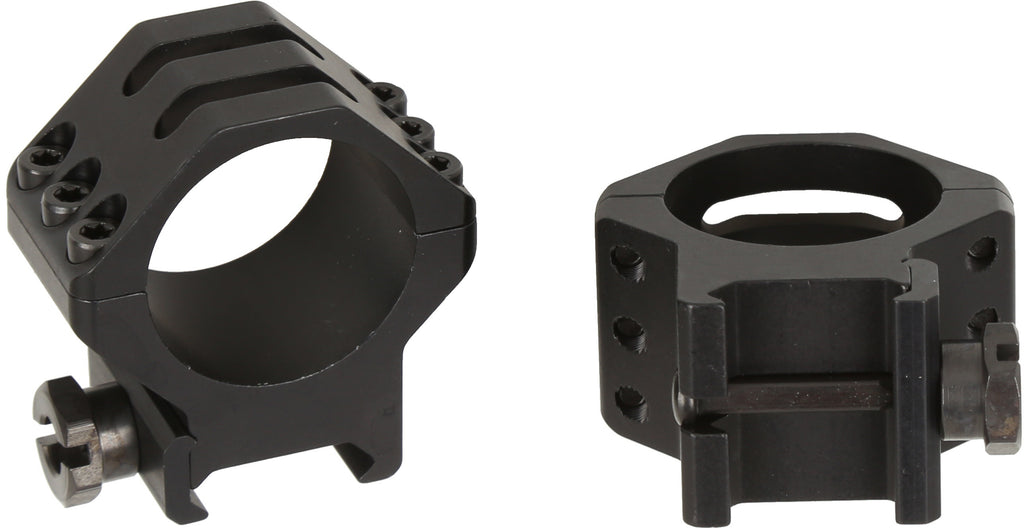 Six Hole Skeleton Scope Rings - Medium - Matte - 30 mm