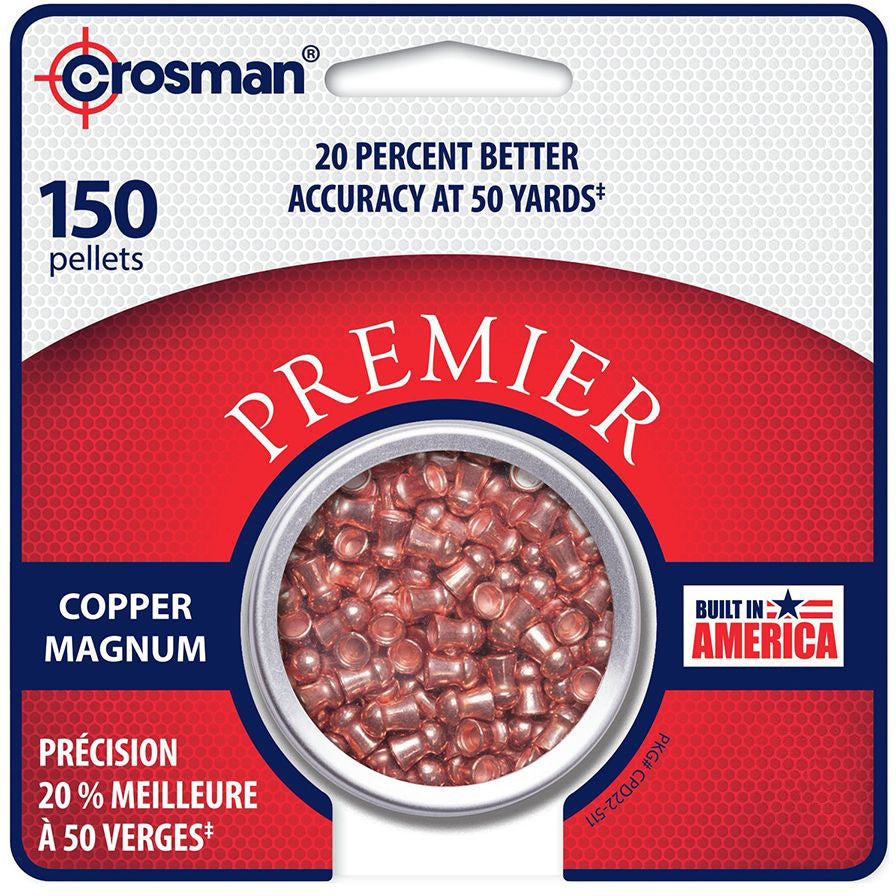 Premier Copper Magnum Pellets .22 - 15.9 gr - 5.5 mm - 150/Box