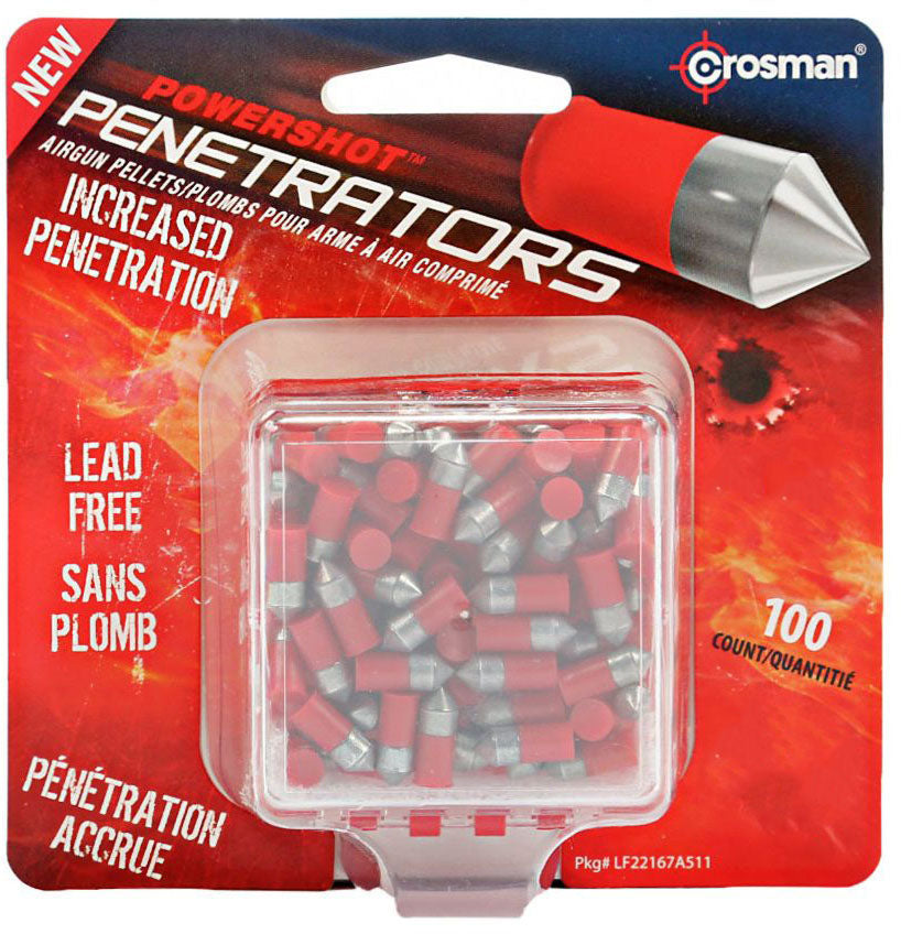 Powershot Red Flight Ultra Heavy .22 cal Lead Pellets - 16.7 gr - 5.5 mm - 100/Box
