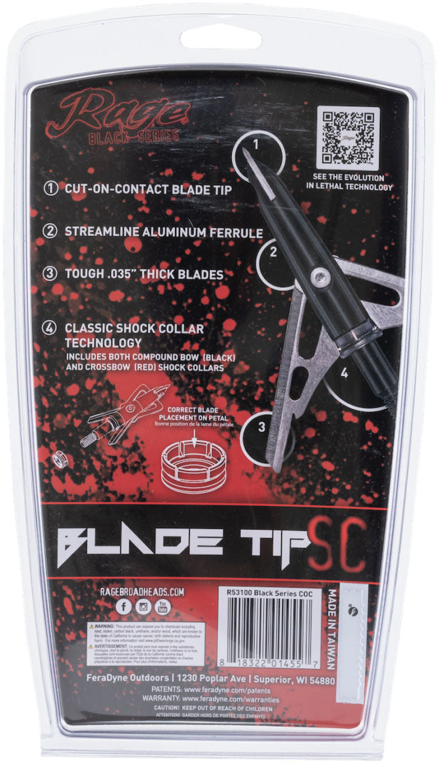 Black Series COC Broadheads - 3/PK