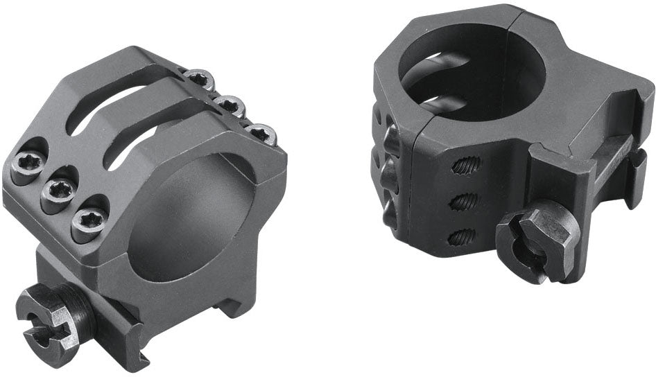 Six Hole Picatinny Scope Rings - High - 1 in.