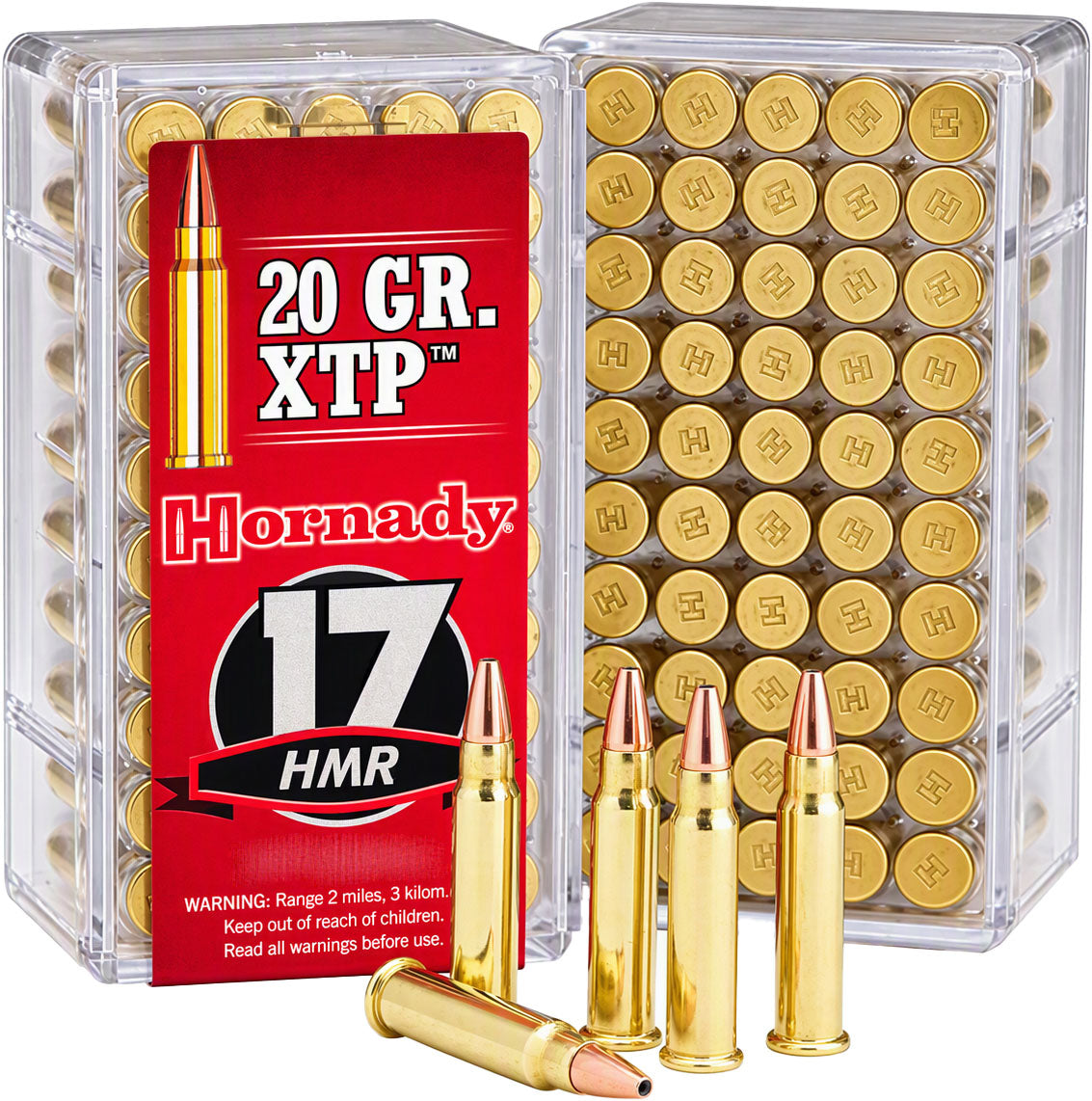 HP XTP Varmint Express .17 HMR cal Rimfire Cartridges - 20 gr - 50/Box