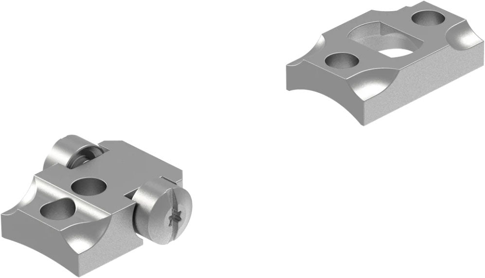 Remington 7 Scope Base - Silver - 2 pces