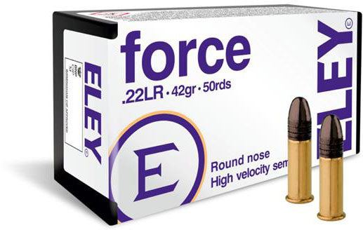 Force .22 LR cal Rimfire Cartridges - 42 gr - 50/Box
