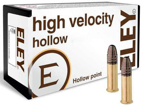 High Velocity .22 LR cal Rimfire Cartridges- 38 gr - 50/Box
