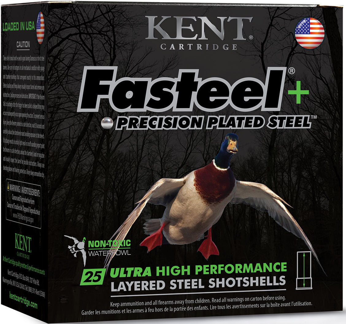 Fasteel+ 12 ga. Non-Toxic Steel Shotgun Shells - 1 1/4 oz. - 3 in. - 25/Box