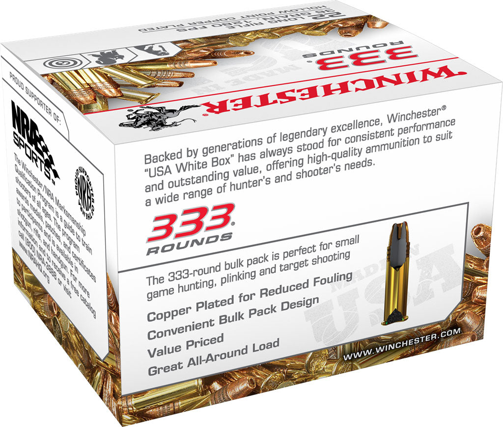 333 Rounds .22 LR cal Ammunition - 36 gr