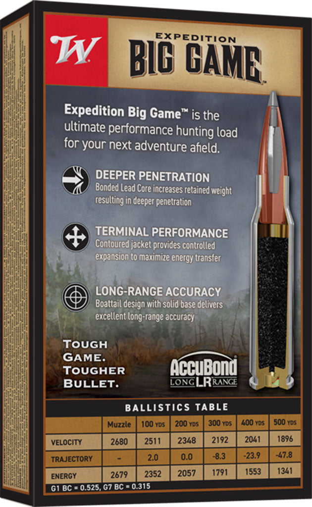 Expedition Big Game .308 WIN Centrefire Rifle Cartridges - 168 gr - 20/Box