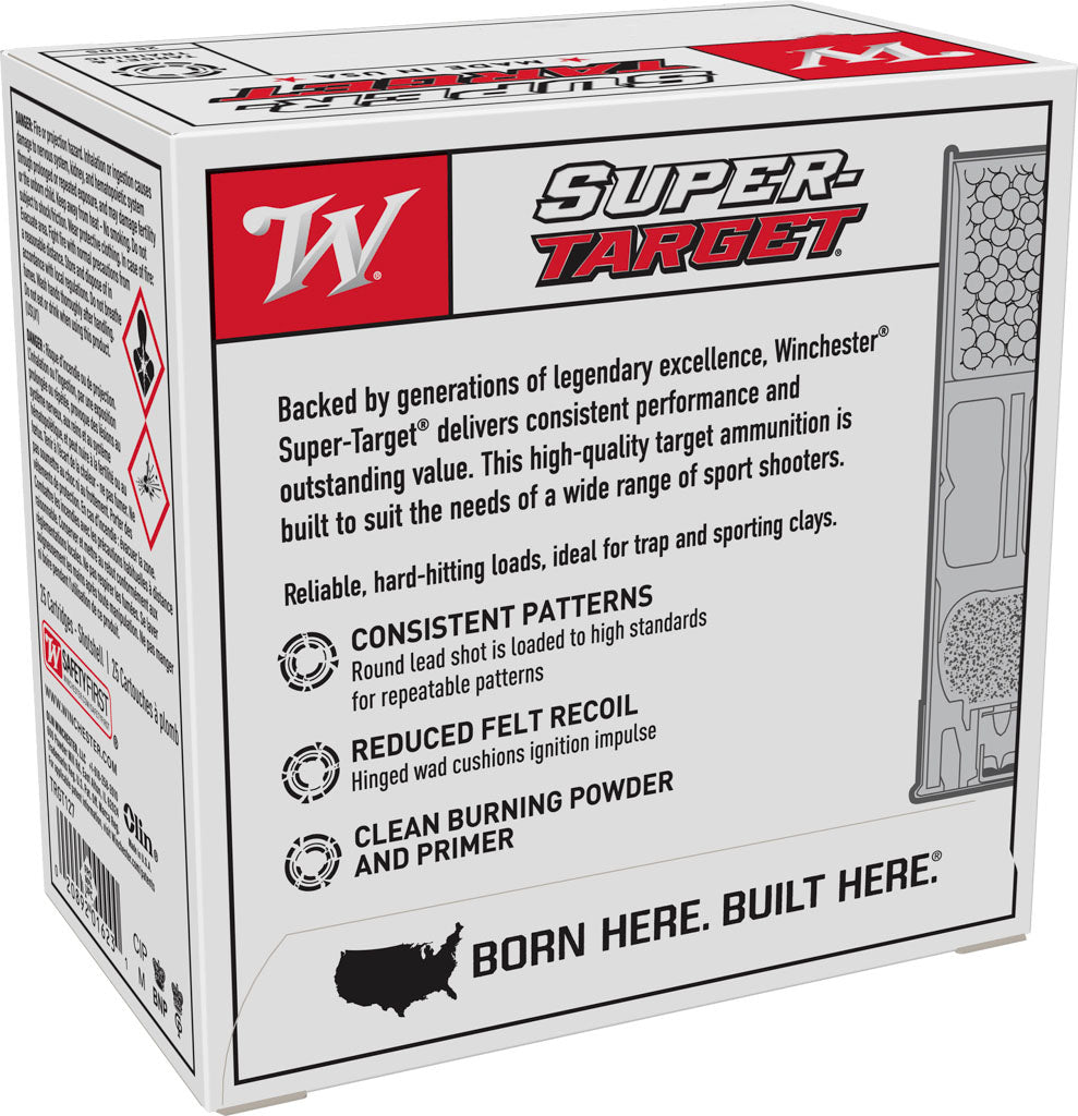 Super Target Lead Shotgun Shells - 2 3/4 in. - 25/Box