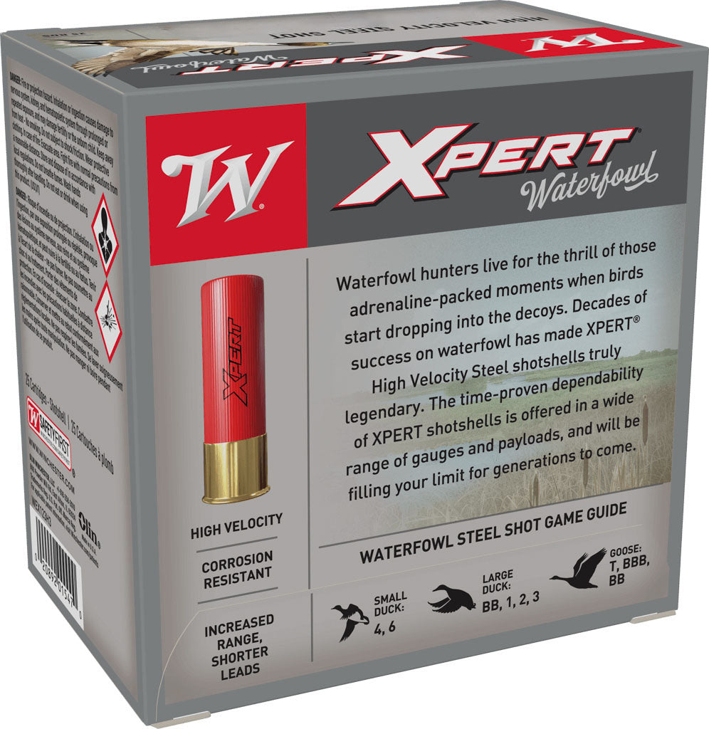 Xpert Hivel Steel Shot 12 3-1/2, 1-1/4 2 Non-Toxic Waterfowl Shotgun Shells