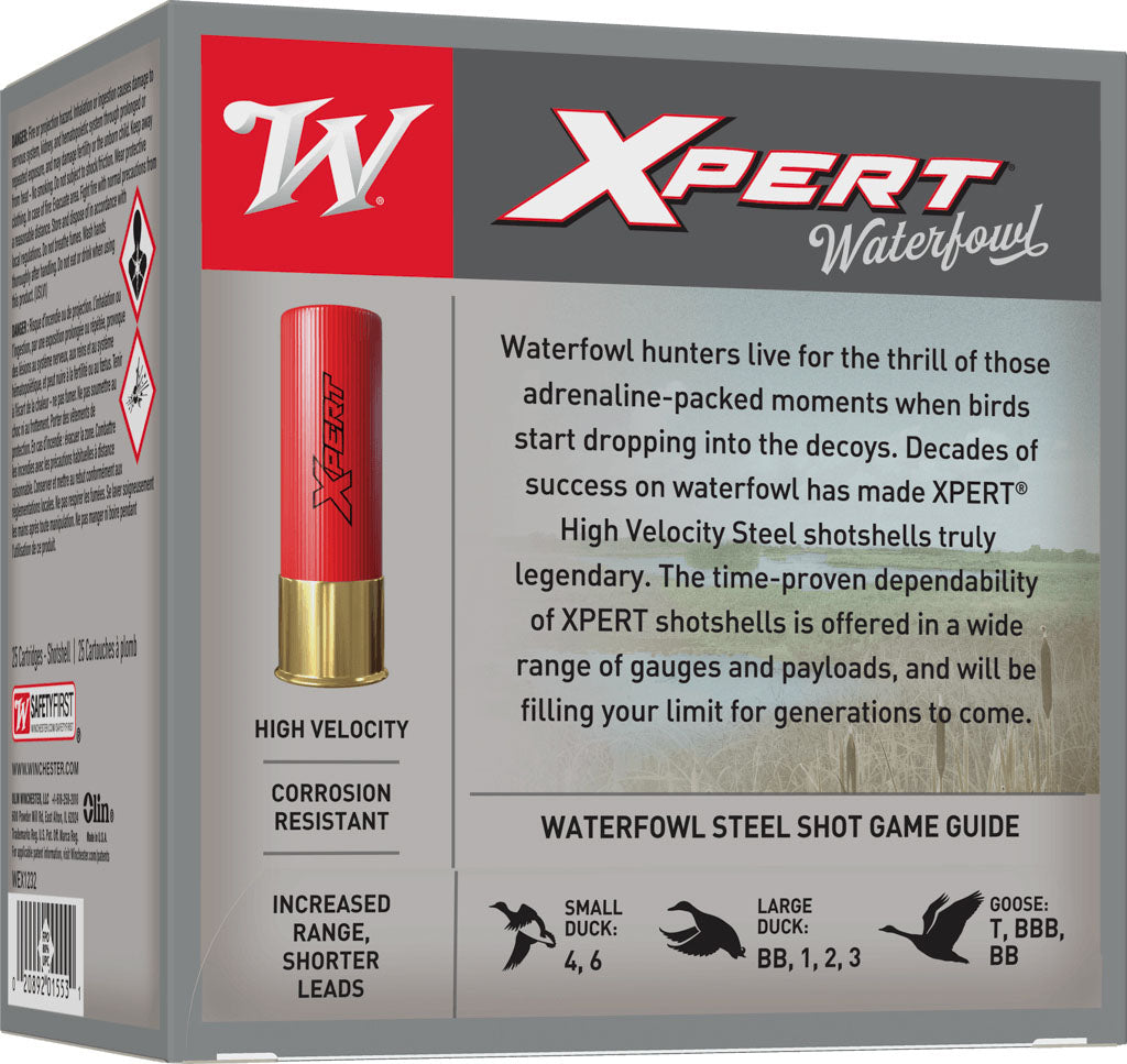 Xpert Hi-Velocity 12 ga. 3 in., 1-1/8, 2 Non-Toxic Waterfowl Shotgun Shells
