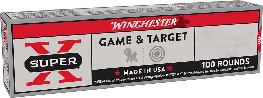 Super-X .22 LR cal Rimfire Cartridges - 40 gr - 100/Box