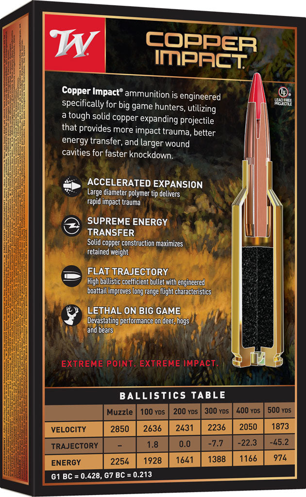 Copper Impact 6.5 CR cal Ammunition - 125 gr - 20/Box