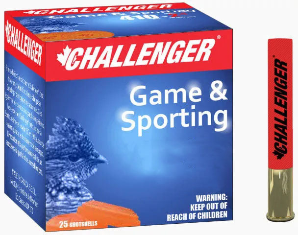 Game and Sporting 410 ga. Lead Shotgun Shells - #4 - 2 1/2 in. - 25/Box