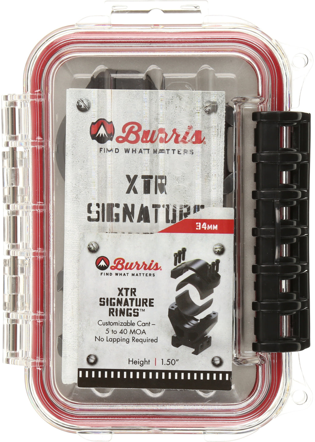 Extrem Tactical Scope Rings - High - Matte - 1 1/2 in.