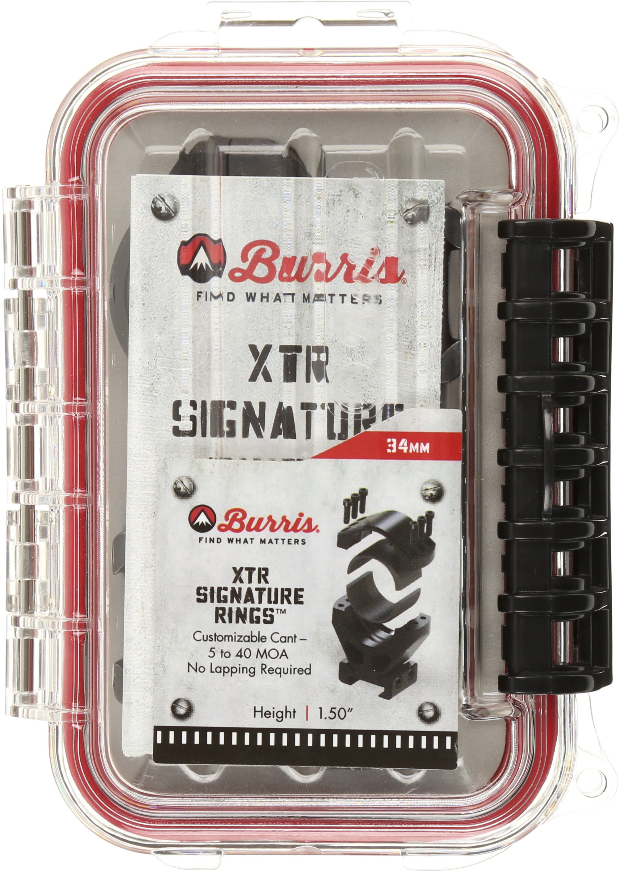 Extrem Tactical Scope Rings - High - Matte - 1 1/2 in.