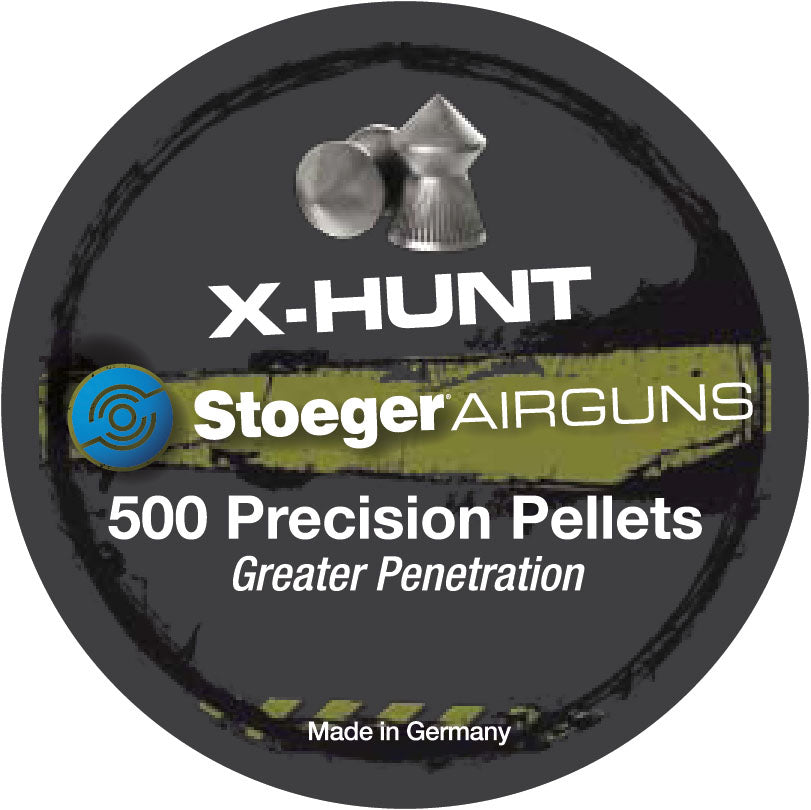 X-Hunter .177 ga. Precision Pellets - 4.5 mm - 8.64 gr - 500/box