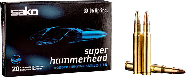 Super Hammerhead .30-06 SPRG cal Centrefire Rifle Cartridges - 150 gr - 20/Box