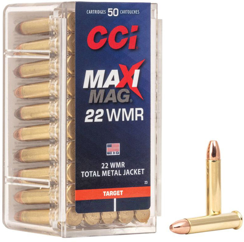 Maxi-Mag HP 22 WMR cal Rimfire Ammunition - 40 gr - 50/Box