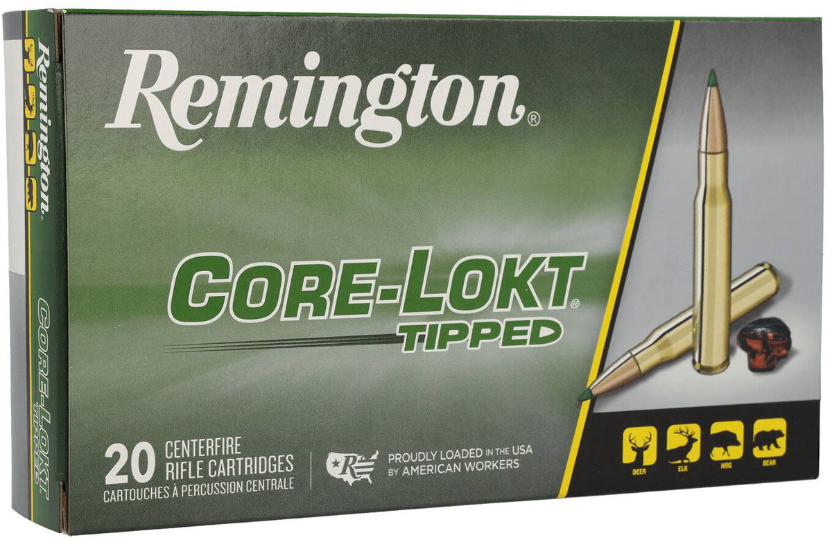 Core-Lokt Tipped .30-06 SPRG cal Centrefire Rifle Cartridges - 180 gr - 20/Box