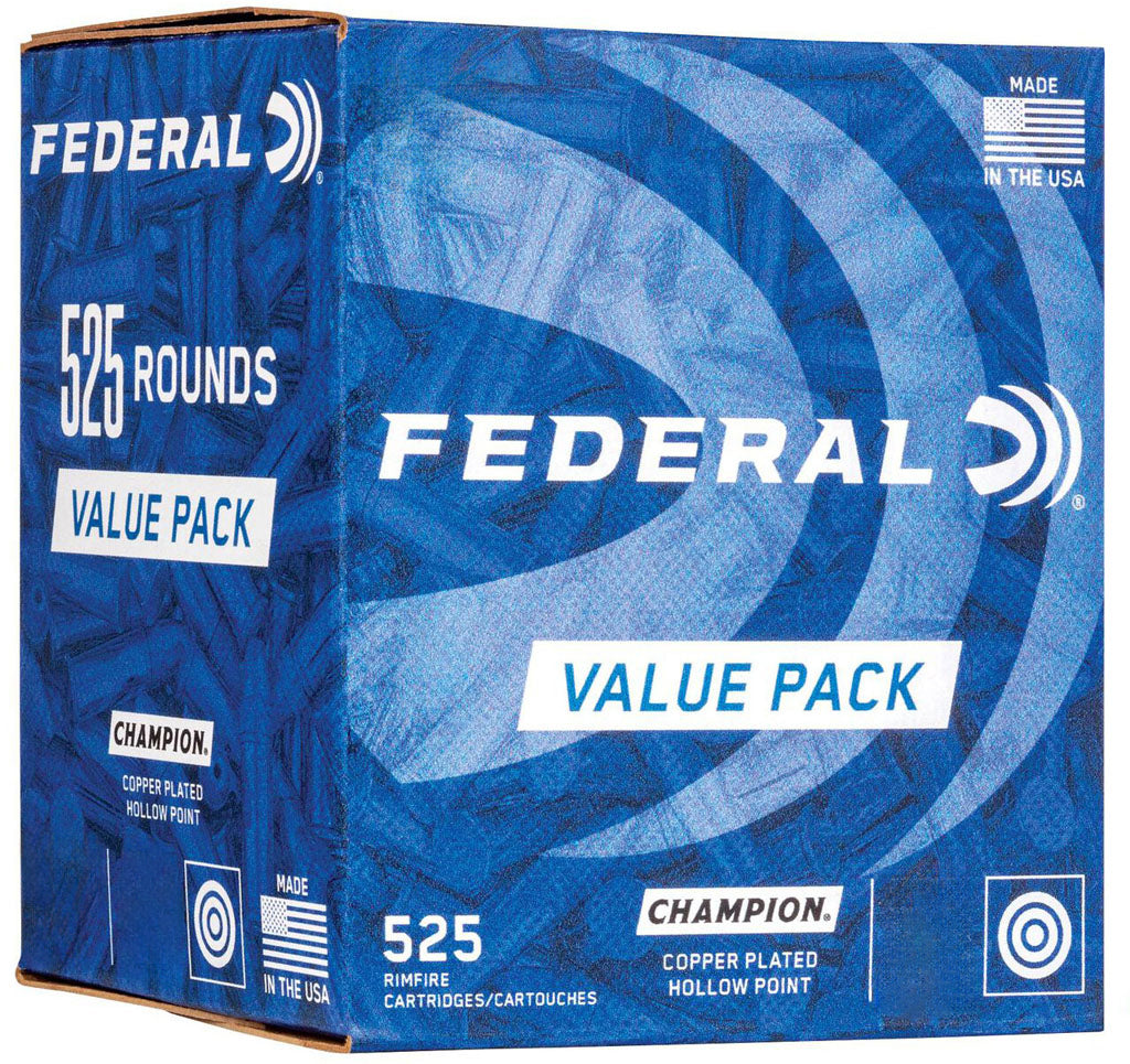 Champion Training .22 LR cal Rimfire Cartridges - 36 gr - 525/Box