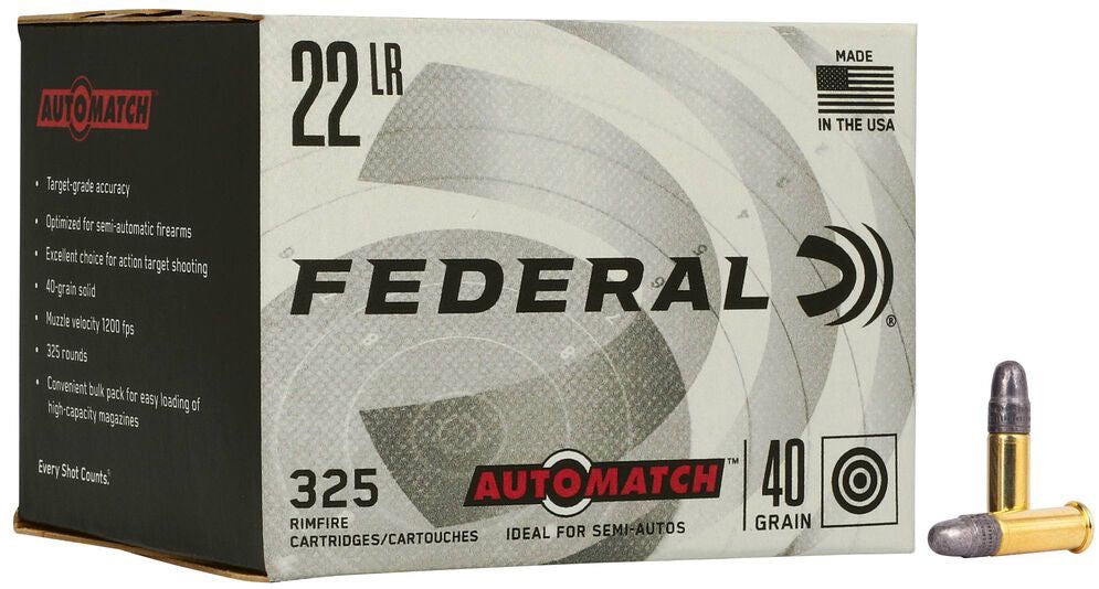 22 LR Automatch (325Rd) Pack Champion Small Game Rim Fire Cartridge