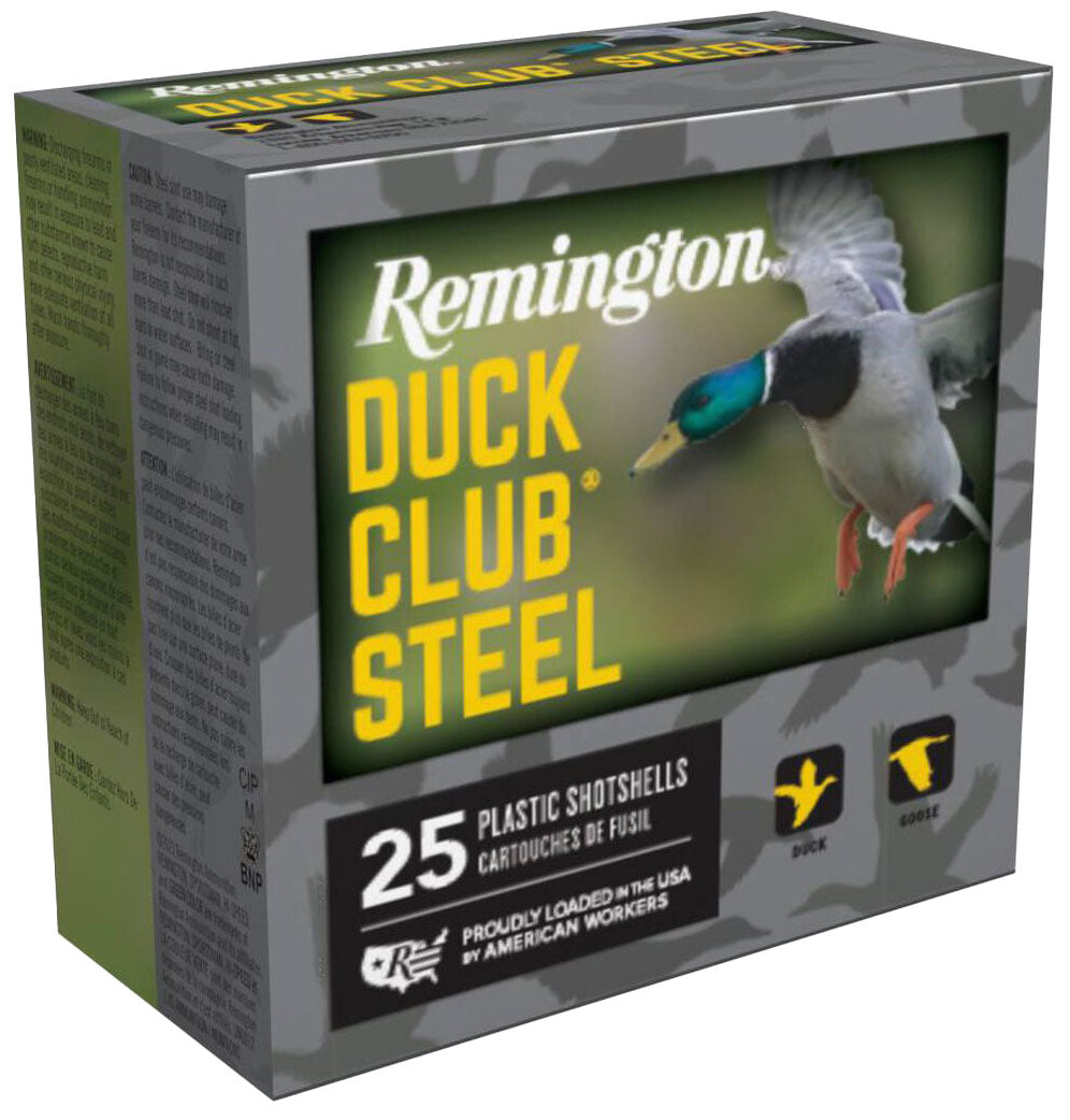 Duck Club 12 ga. Non-Toxic Steel Shotgun Shells - 1 1/4 oz. - #4 - 3 in. - 25/Box