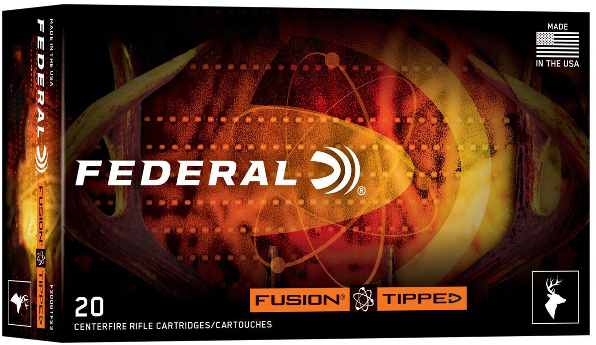 Fusion Tipped 30-06 SPRG cal Ammunition - 180 gr - 20/Box