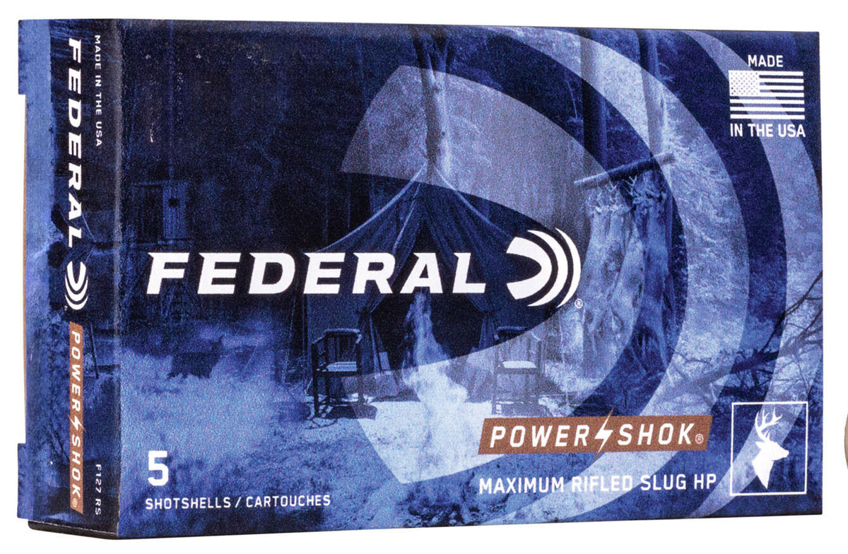 Power-Shok 12 ga. Rifled Slugs - 547 gr - 3 in. - 5/Box
