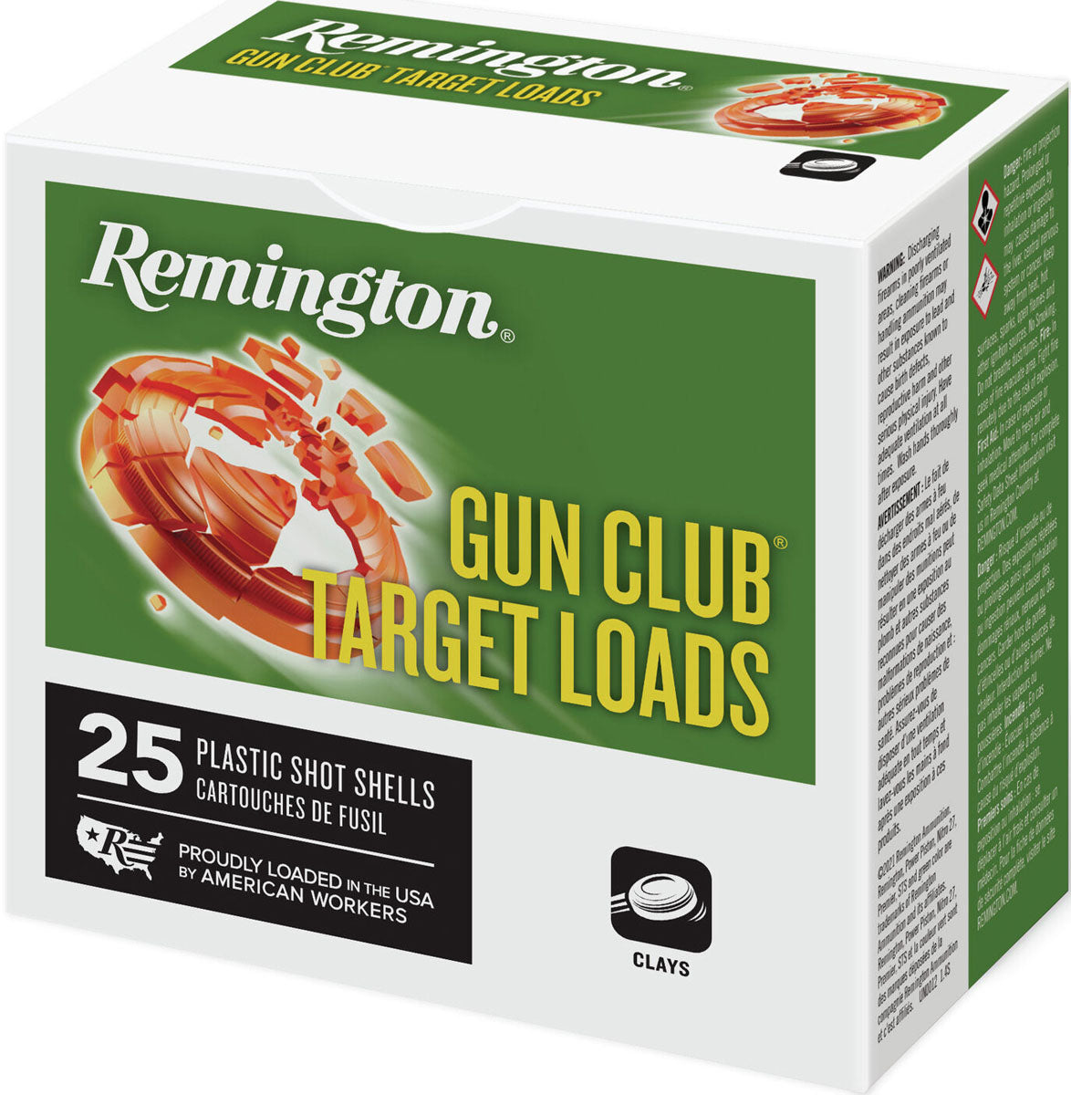 Gun Club Target Loads 12 ga. Shotshells - 1-1/8 oz. -  #8 - 2 3/4 in. - 25/Box