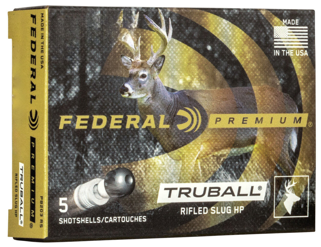 Vital Shok Truball Rifled Slug 20 ga. Shotshell - 3/4 oz. - 5/Box