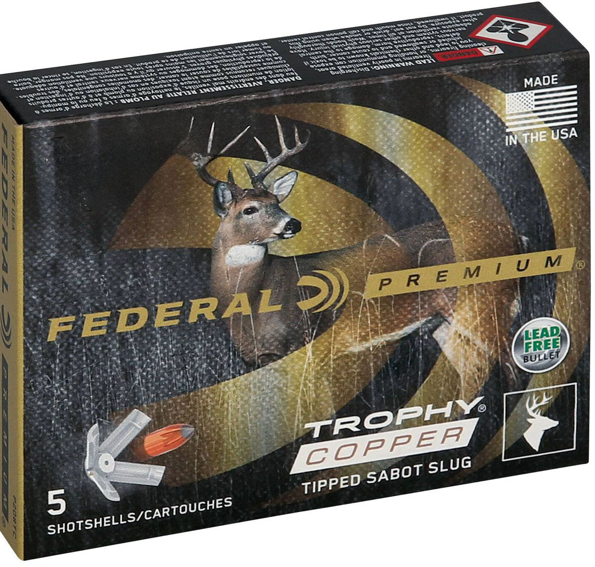 Vital Shok Trophy Copper Sabot Slug 20 ga. Shotshell - 5/8 oz. - 2 3/4 in. - 5/Box