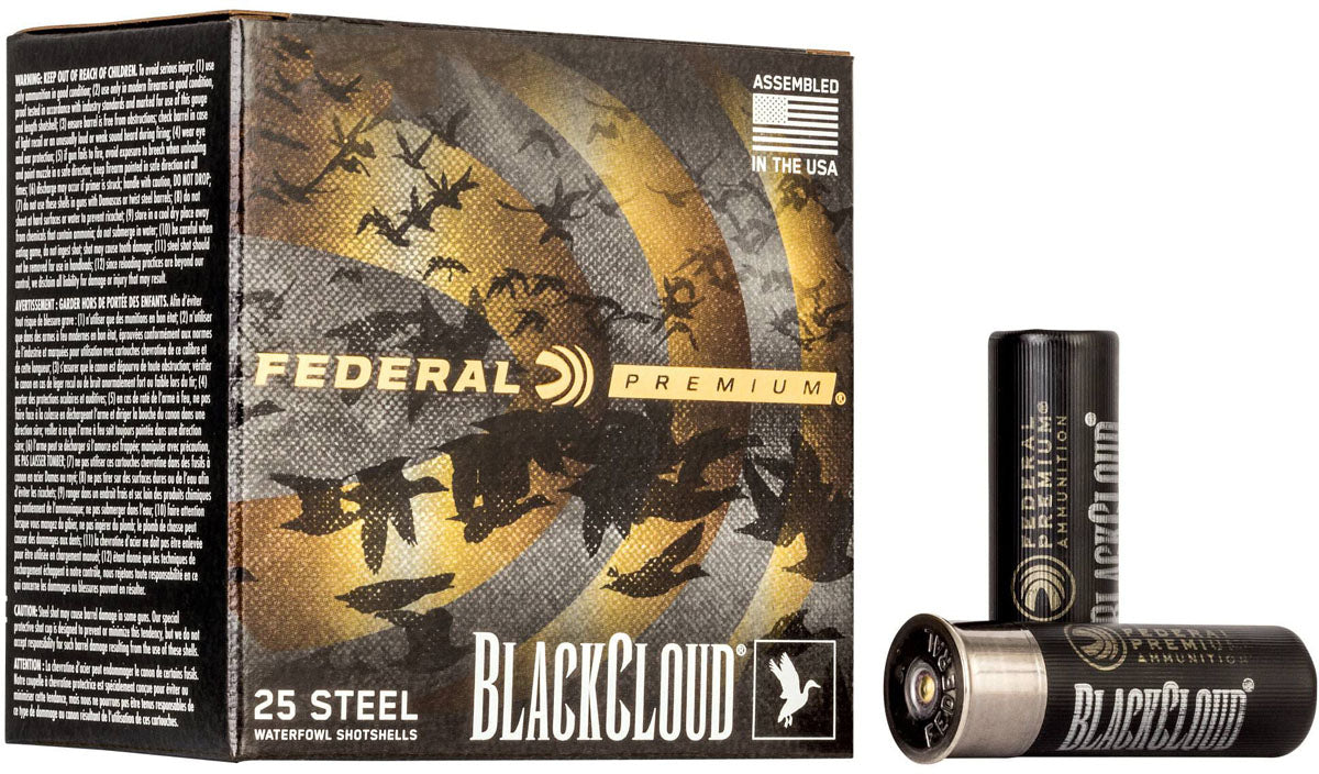 Black Cloud FS 12 ga. Non-Toxic Steel Shotgun Shells - 1 1/4 oz. - 3 in. - 25/Box