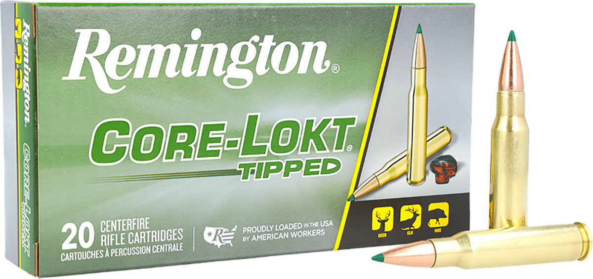 Core-Lokt Tipped .308 WIN cal Centrefire Rifle Cartridges - 180 gr - 20/Box