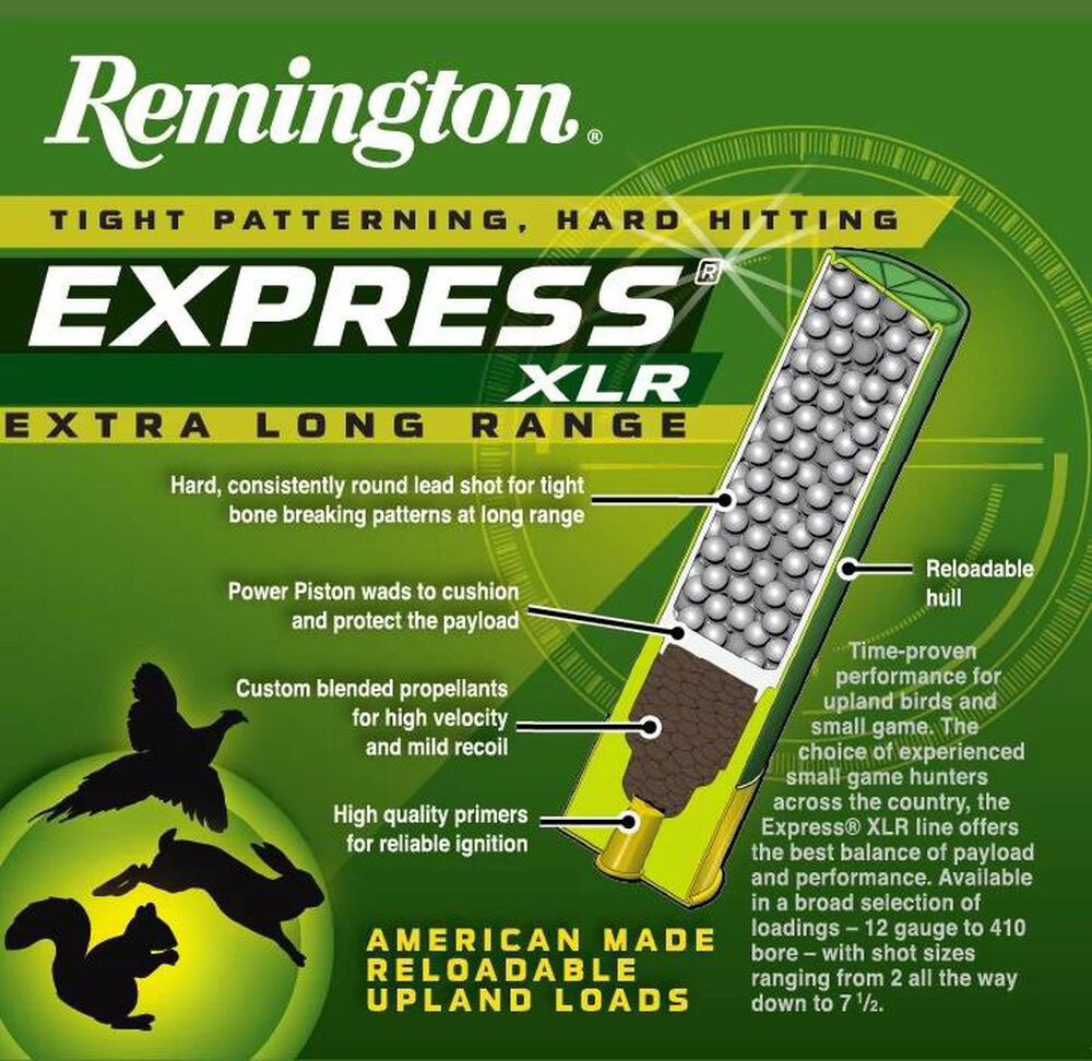 Express XLR .410 ga Lead Shotgun Shells - 11/16 oz. - #7.5 - 3 in. - 25/Box