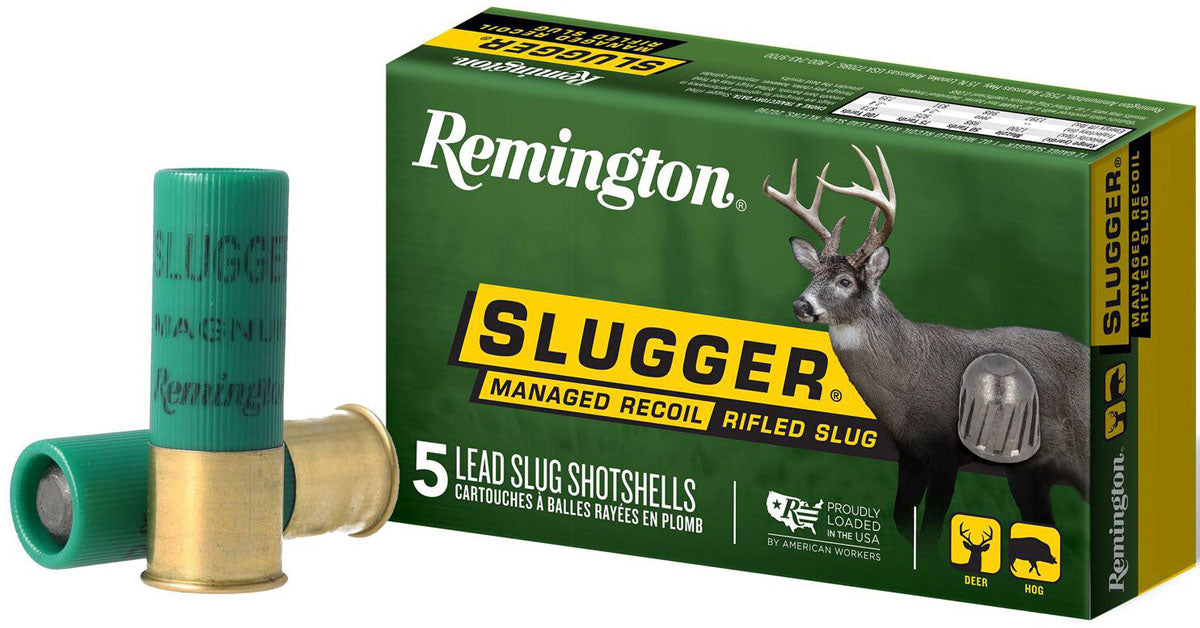 Slugger 12 ga. Rifled Slugs - 438 gr - 3 in. - 5/Box