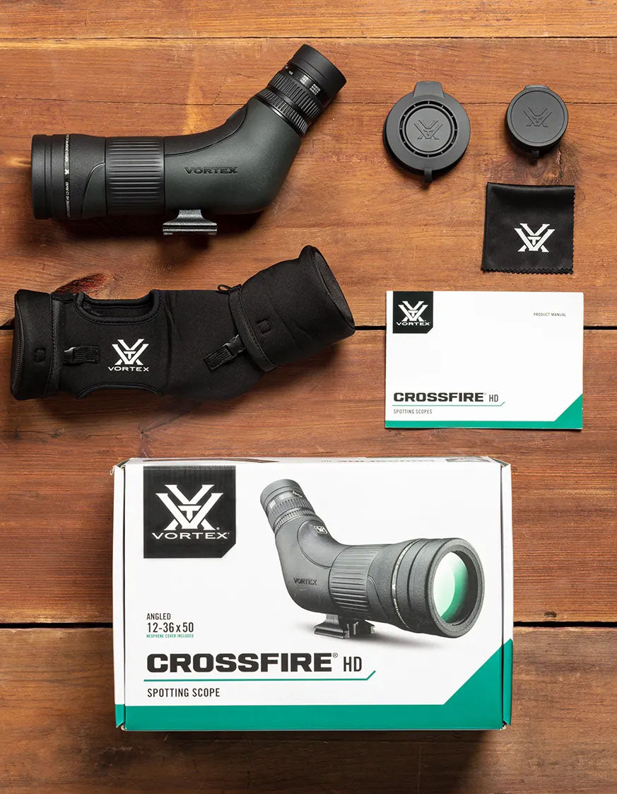 Crossfire HD 12-36x 50 mm Angled Spotting Scope