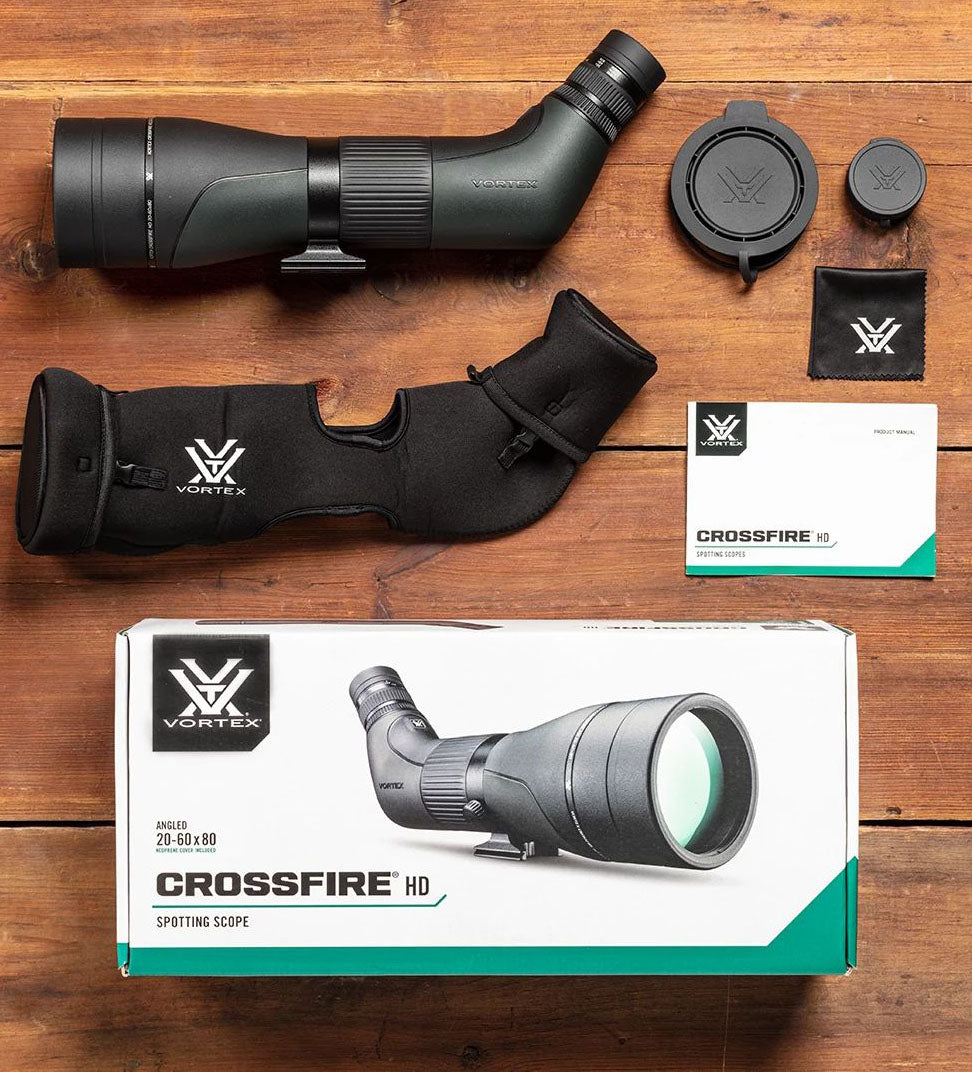 Crossfire HD 20-60x 80 mm Angled Spotting Scope