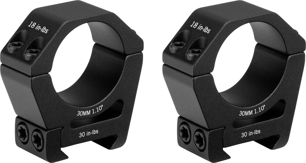 Sport Rifle Scope Rings - High - Matte - 30 mm